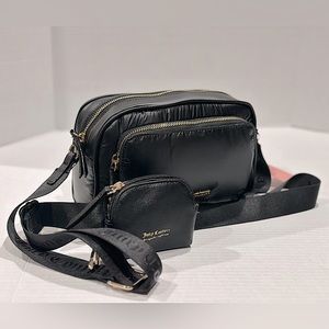 Juicy Couture Black Nylon Liquorice Timeless Crossbody Bag